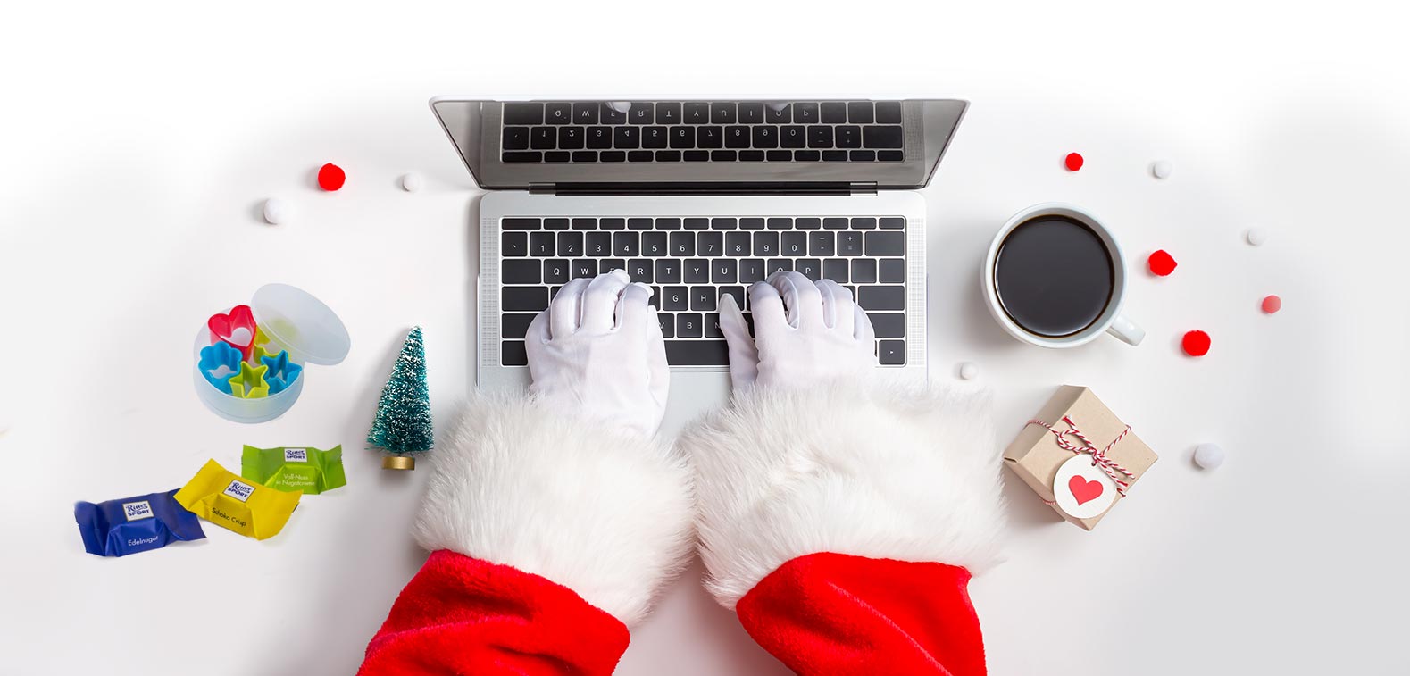 Weihnachtsartikel mit Logo